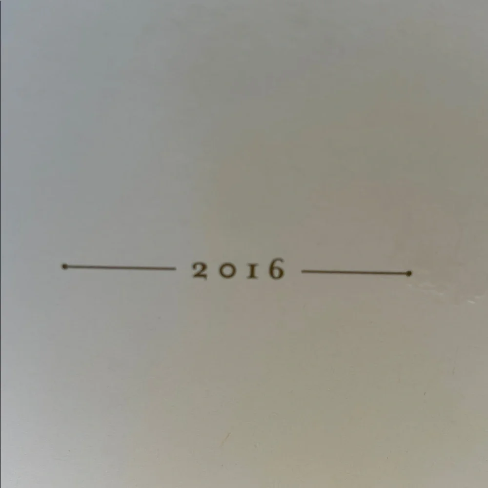 Hallmark Heritage Collection Gold and White Holiday Ornament 2016
